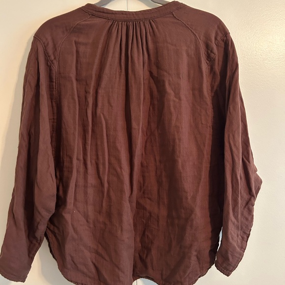 CP Shades Chocolate Brown Blouse - Picture 2 of 3